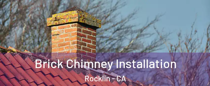  Brick Chimney Installation Rocklin - CA