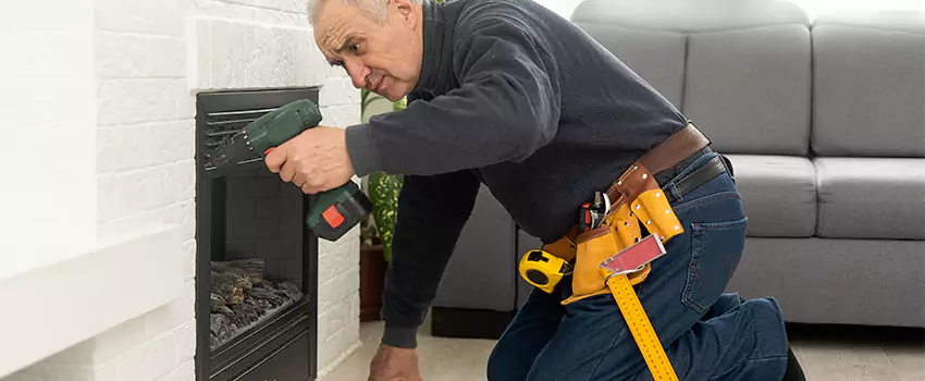 New Indoor Fireplace Installation in Rocklin, California