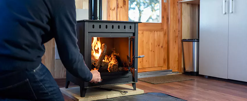 Open Hearth Wood Fireplace Installation in Rocklin, CA
