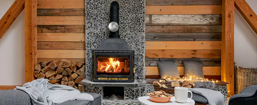 Thelin Hearth Products Direct Vent Gas Stove Fireplace Inspection in Rocklin, California